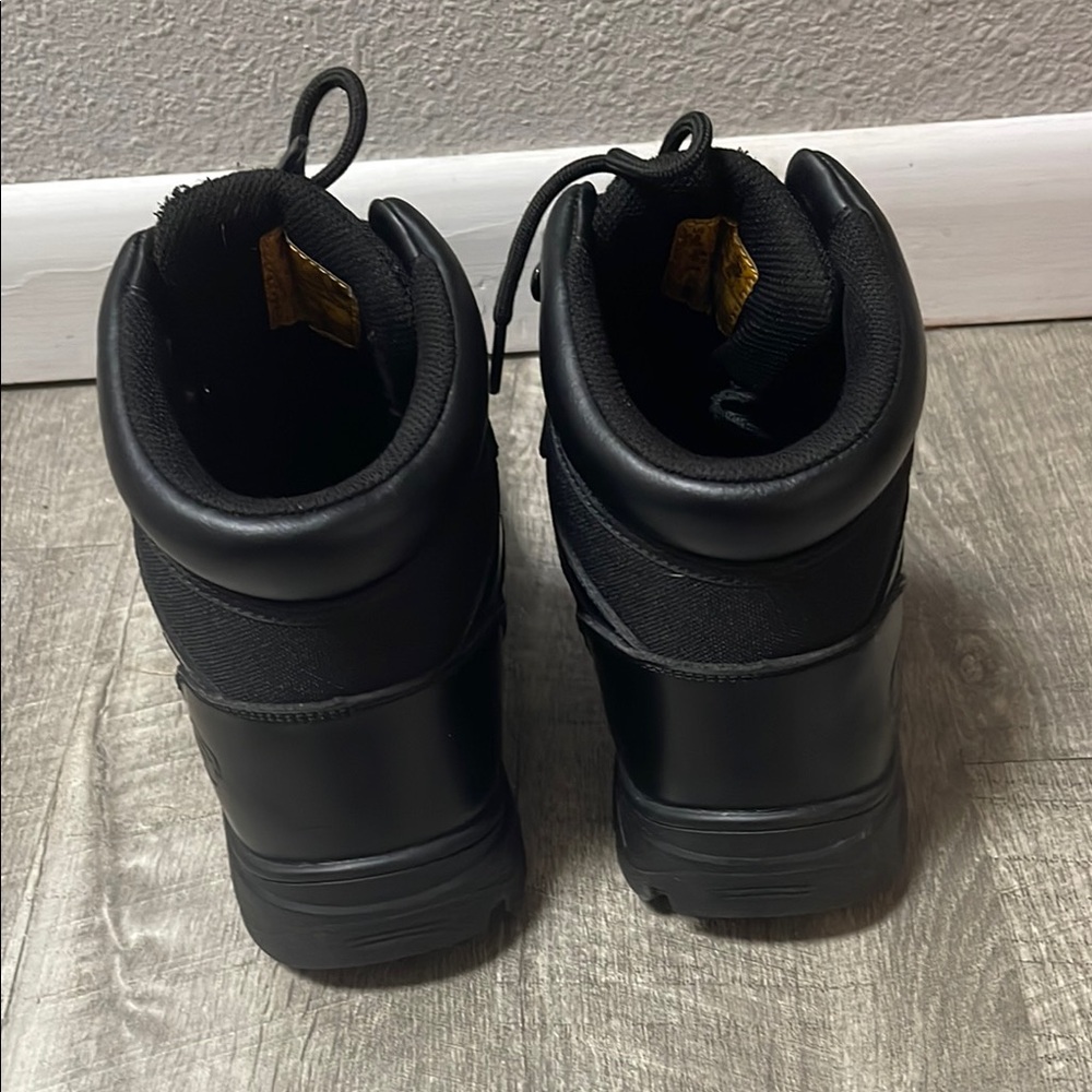 Skechers Men's Black Tactical Lace-Up Work Boots - Picture 5 of 13
